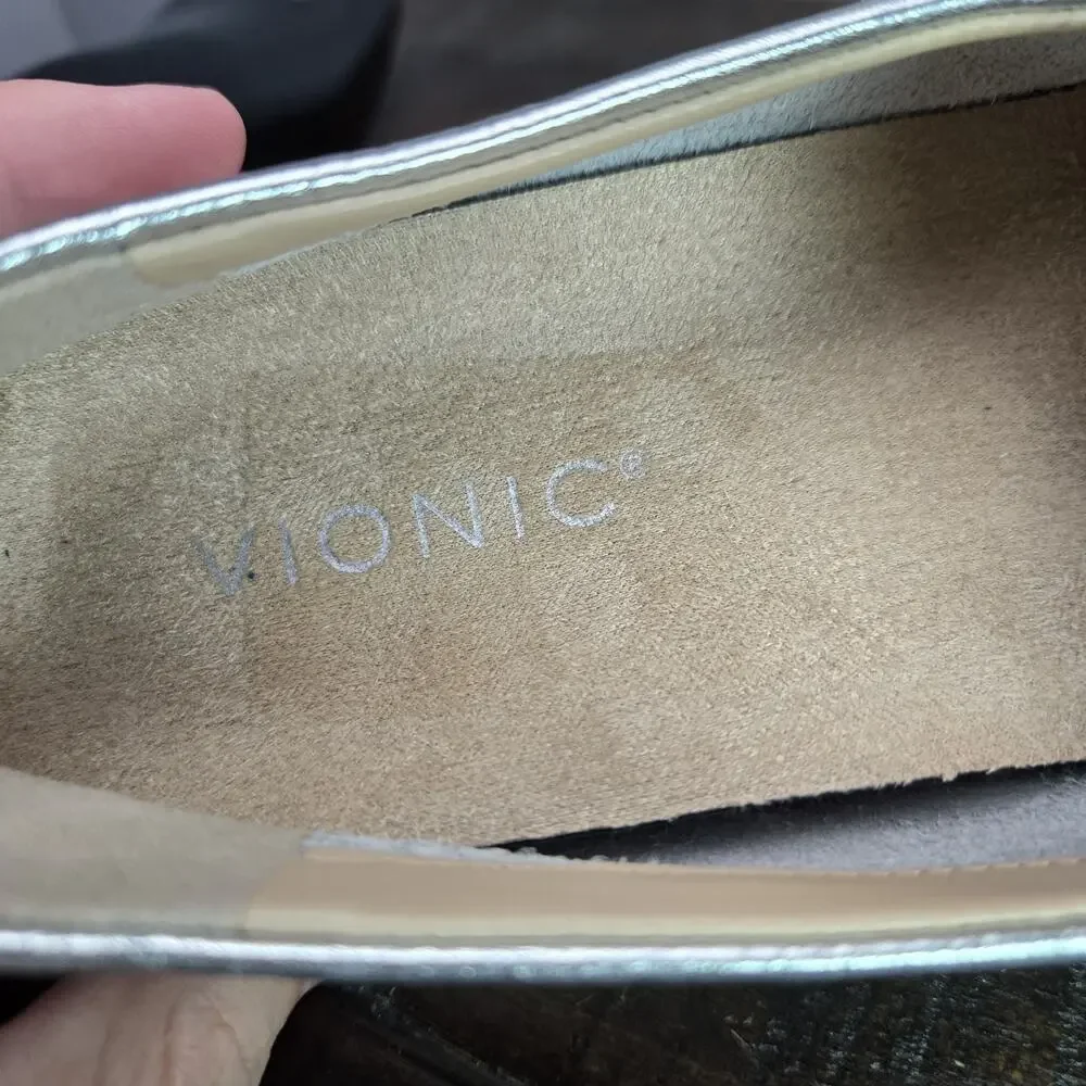 Vionic Silver Uptown Loafers - Picture 11 of 11